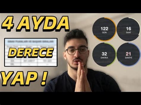 4 AYDA DERECE YAPILIR MI ? ( SON ŞANS !!! ) #yks2025.
